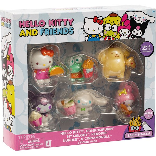 Coffret 6 figurines Hello Kitty 5 cm