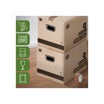 Pack and Move - Lot 60 cartons déménagement stockage livres - 40 x 30 x 30 cm - Poignées renforcées - 3 adhésifs offerts