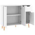 vidaXL Buffet Blanc 90x30x72 cm Bois d'ingénierie