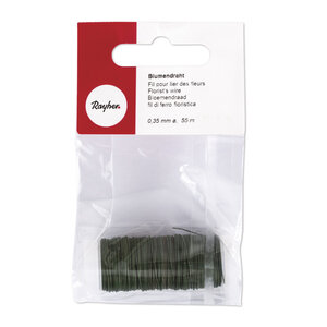 Fil floral 0 35 mm Vert foncé Bobine 55 m