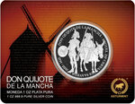 Monnaie DON QUIJOTE OF LA MANCHA 1 Oz Argent 1000 Francs Cameroon 2026 (PRÉCOMMANDE)