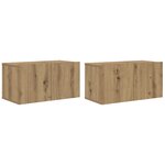 vidaXL Ensemble meuble TV 4 Pièces Chêne artisan Moyen 60 x 30 x 30.5 cm