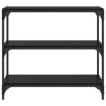 vidaXL Bibliothèque Chêne noir 80 x 33 x 70 5 cm