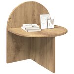 vidaXL Table de chevet Chêne artisanal 40 x 35 5 x 45 5 cm