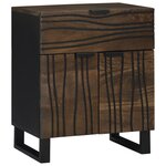 vidaXL Cabinet de chevet - 50x33x60 cm  fait en bois de manguier massif