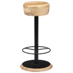 vidaXL Chaises de bar lot de 2 bois de manguier solide