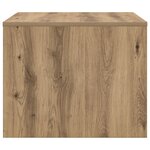 vidaXL Table basse Chêne artisanal 60 x 50 x 40 cm Bois d'ingénierie
