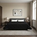 vidaXL Duvet d'hiver Noir 220 x 240 cm Microfibre et polaire Teddy
