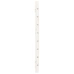 vidaXL Tête de lit murale Blanc 81x3x63 cm Bois massif de pin