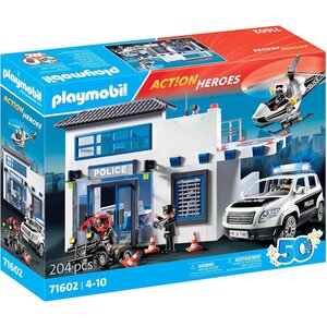 PLAYMOBIL 71602 - Poste de police et véhicules