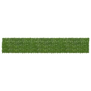 vidaXL Écran de balcon avec feuilles Vert et jaune 600 x 100 cm