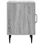 vidaXL Cabinet de chevet Sonoma gris 43 x 34 5 x 50 cm