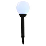 vidaXL Lampes solaires sphériques LED de jardin 8 Pièces 15 cm RVB