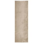 vidaXL Tapis HUARTE à poils courts doux et lavable sable 80x250 cm