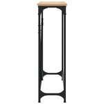 vidaXL Table console chêne sonoma 102x22 5x75 cm bois d'ingénierie