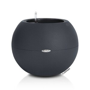 LECHUZA Jardinière PURO Color 50 ALL-IN-ONE diamètre 50 cm ardoise