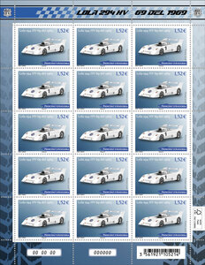 Timbre Andorre - Lola 294 HV 69 del 1969