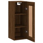 vidaXL Armoire murale chêne marron 34 5x34x90 cm bois d'ingénierie