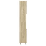 vidaXL Armoire salle de bain chêne sonoma 30x30x190 cm