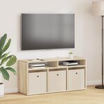 vidaXL Basboard avec tiroir Chêne Sonoma 102 x 32 x 48 5 cm