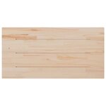 vidaXL Dessus de table blanc 110x60x2 5 cm bois de pin massif