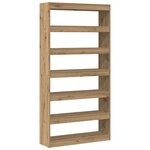 vidaXL Bibliothèque Beige Bois d'ingénierie
