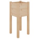 vidaXL Jardinière d'extérieur 31x31x70 cm bois de pin massif