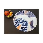 Nappe création originale assiette à table 240 x 140 cm