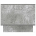 vidaXL Table basse Gris béton 90 x 50 x 40 cm Bois d'ingénierie