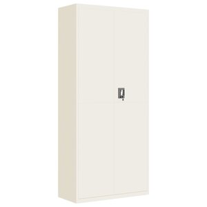 vidaXL Classeur blanc 90x40x200 cm acier