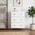 vidaXL Armoire à tiroirs 66 x 34 5 x 90 cm Bois d'ingénierie