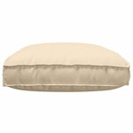 vidaXL Coussin pour assise de palette Beige 120 x 80 x 12 cm