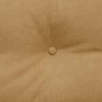 vidaXL Coussin de Dos Marron 200 x 24 x 50 cm Velours