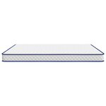 vidaXL Matelas en mousse à mémoire de forme 200 x 180 x 17 cm doux