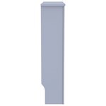 vidaXL Cache-radiateur MDF Gris 78 cm