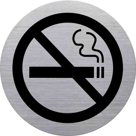 Pictogramme 'interdiction de fumer', diamètre: 115 mm HELIT