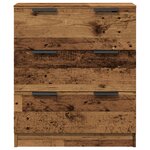 vidaXL Buffet vieux bois 60x30x70 cm bois d'ingénierie