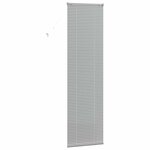 vidaXL Store de Fenêtre avec des rideaux Manuel Argent Aluminium