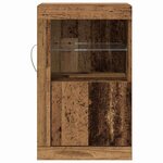 vidaXL Meuble d'appoint Bois ancien 41 x 37 x 67 cm Bois d'ingénierie