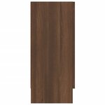vidaXL Armoire à vitrine Chêne marron 120x30 5x70 cm Bois d'ingénierie