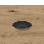 vidaXL Table basse chêne artisanal 50 x 50 x 35 cm Bois d'ingénierie