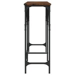 vidaXL Table console chêne fumé 180x29x75 cm bois d'ingénierie