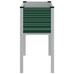 vidaXL Jardinière vert 100x45x90 cm acier