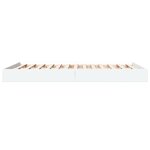 vidaXL Cadre de lit blanc 140x200 cm bois d'ingénierie