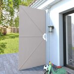 vidaXL Auvent latéral pliable de terrasse Crème 300 x 150 cm