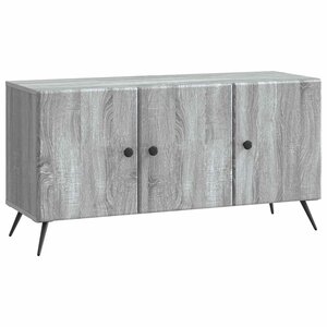 vidaXL Meuble TV Sonoma gris 99 x 34 5 x 50 cm Bois d'ingénierie