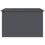 vidaXL Boîte de Rangement Extérieure Anthracite 80 x 50.5 x 50 cm
