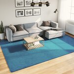 vidaXL Tapis OVIEDO à poils courts turquoise 240x340 cm