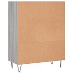vidaXL Bibliothèque sonoma gris 69 5x32 5x90 cm bois d'ingénierie