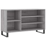 vidaXL Armoire à chaussures Sonoma gris 102x36x60 cm Bois d'ingénierie